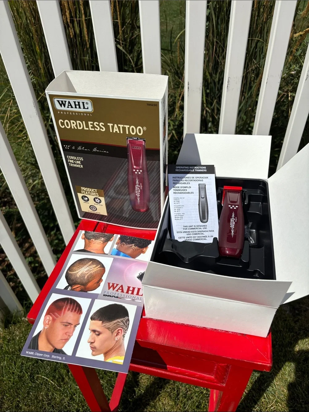 NIB Wahl Cordless Tattoo HairTrimmer